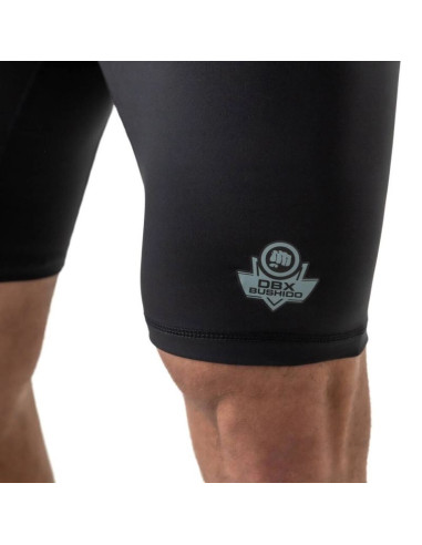 Spodenki kompresyjne mma (obcisłe)  vale tudo czarne cs - s