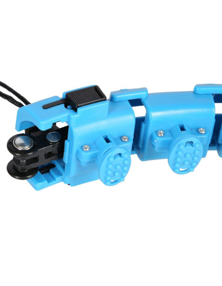 Fh01 blue hula hop z obciążnikiem