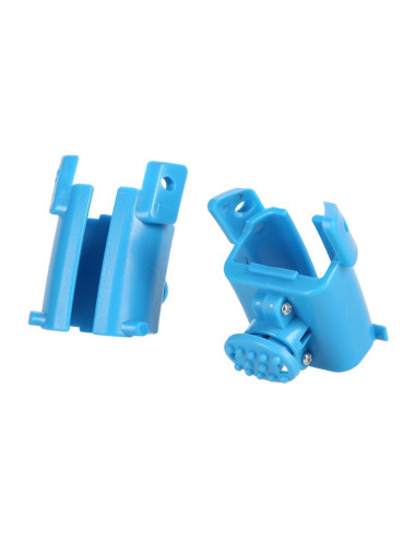 Fh01 blue hula hop z obciążnikiem