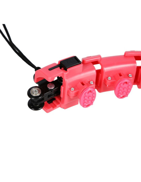 Fh01 red hula hop z obciążnikiem