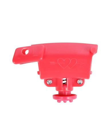 Fh01 red hula hop z obciążnikiem