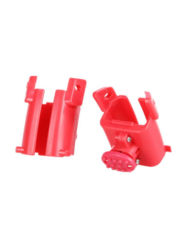 Fh01 red hula hop z obciążnikiem