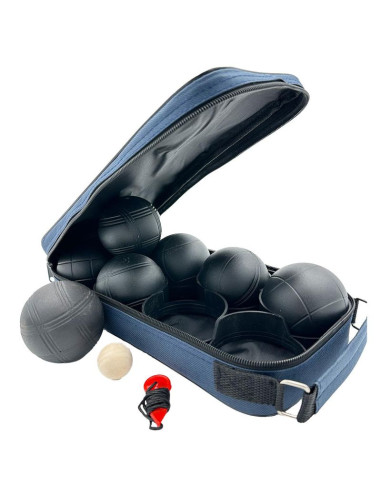 Kule do gry 8 szt- boule petanque czarne pokrowiec enero pro
