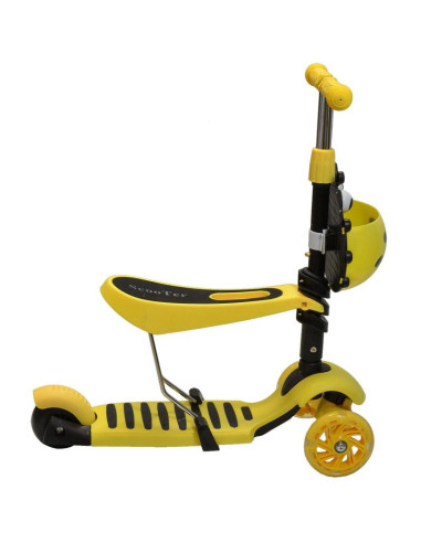 Hulajnoga balansowa jeździk 3w1 enero biedronka żółta
