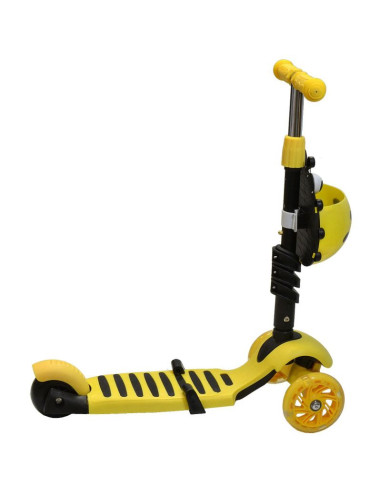 Hulajnoga balansowa jeździk 3w1 enero biedronka żółta