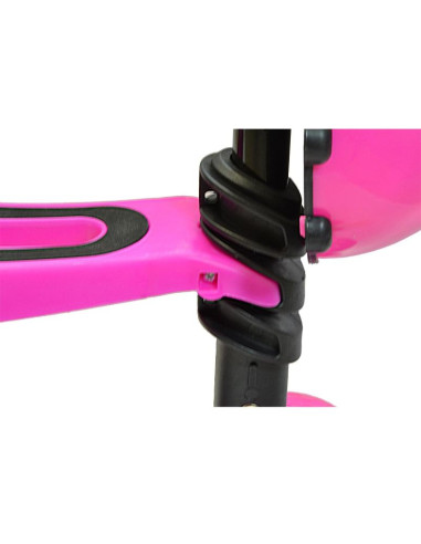 Hulajnoga balansowa jeździk 3w1 enero biedronka różowa