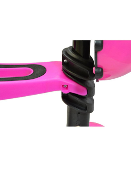 Hulajnoga balansowa jeździk 3w1 enero biedronka różowa