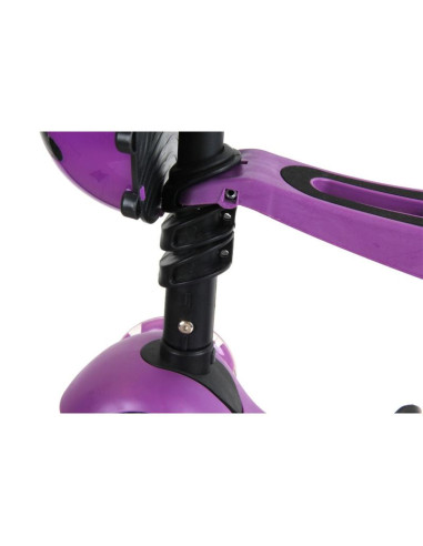 Hulajnoga balansowa jeździk 3w1 enero biedronka fioletowa