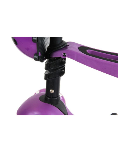 Hulajnoga balansowa jeździk 3w1 enero biedronka fioletowa