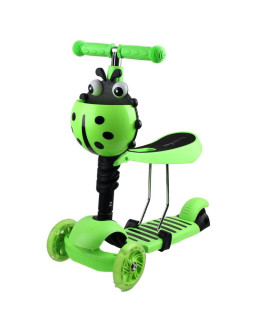 Hulajnoga balansowa jeździk 3w1 enero biedronka zielona 2