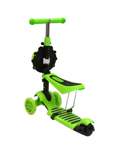 Hulajnoga balansowa jeździk 3w1 enero biedronka zielona