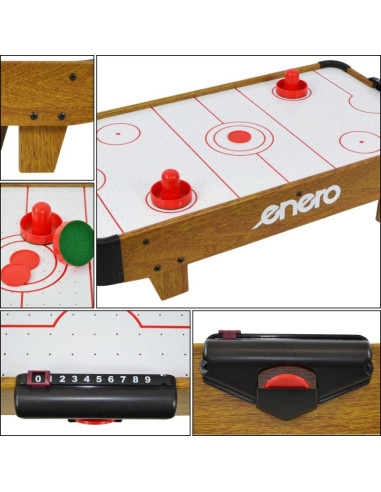 Stół gra cymbergaj air hockey 60x32,5x14cm wooden enero