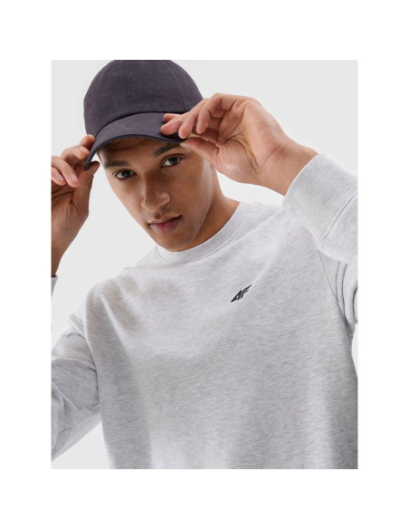 Bluza dresowa nierozpinana bez kaptura męska 4f 4fwmm00tswsm1767-27m