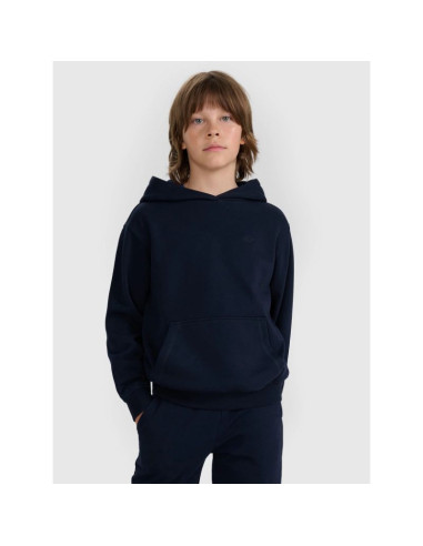 Bluza dresowa nierozpinana z kapturem chłopięca 4f 4fjwmm00tswsm1860-31s
