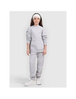 Bluza dresowa nierozpinana z kapturem dziewczęca 4f 4fjwmm00tswsf1862-25m 2