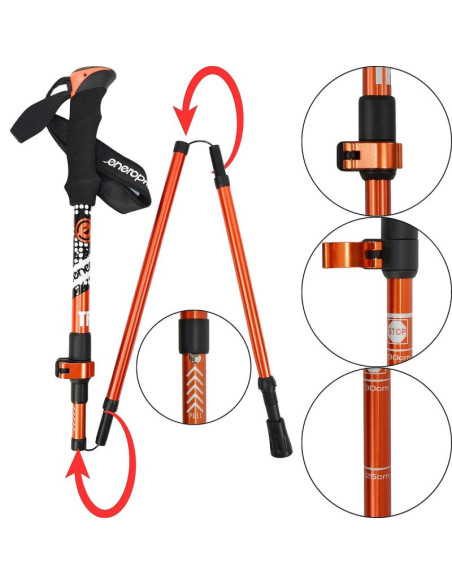 Kije nordic walking trip w pokrowcu enero pro