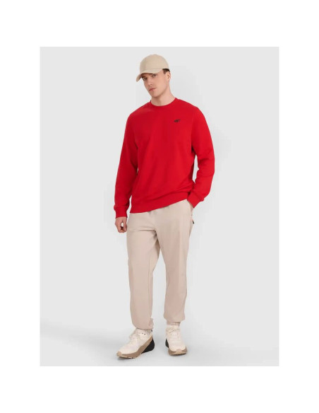 Bluza dresowa nierozpinana bez kaptura męska 4f 4fwmm00tswsm1767-062s