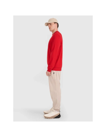 Bluza dresowa nierozpinana bez kaptura męska 4f 4fwmm00tswsm1767-062s