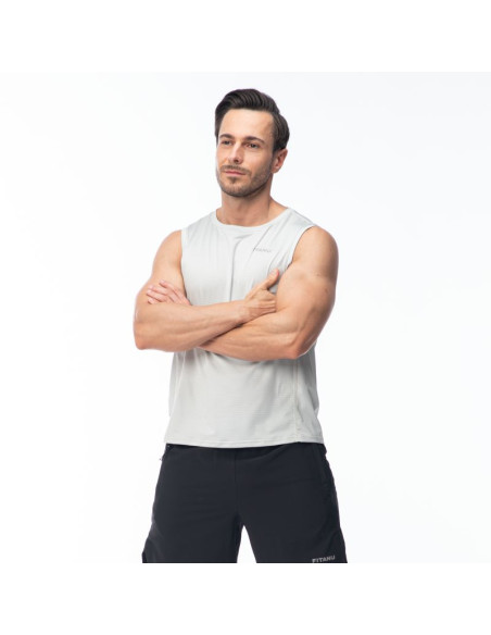 Męska koszulka bez rękawów fitop
