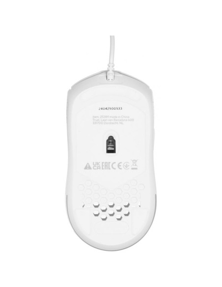 Mysz gamingowa trust gxt928w helox biała (25389)