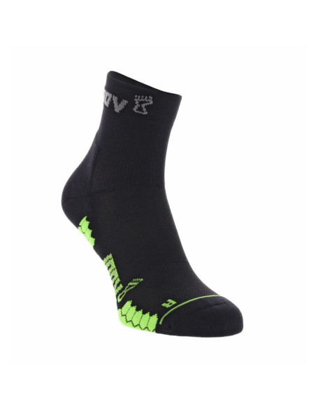 Skarpety inov-8 trailfly sock mid. czarno-zielone. dwupak.