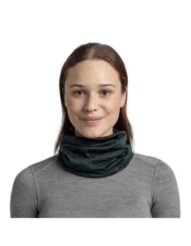Bandana buff merino lightweight multistripes forest