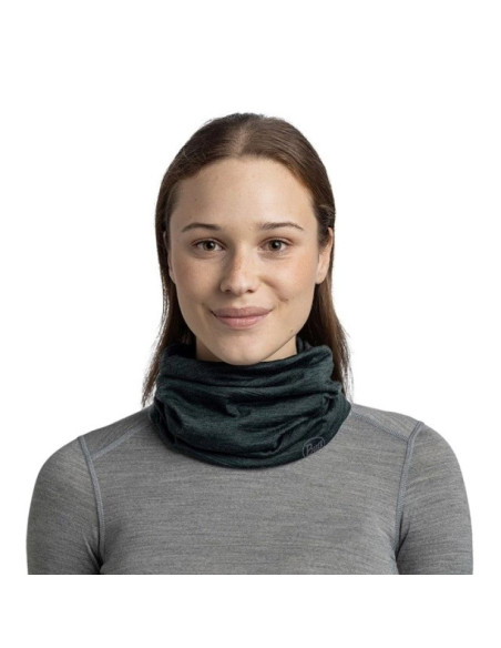 Bandana buff merino lightweight multistripes forest