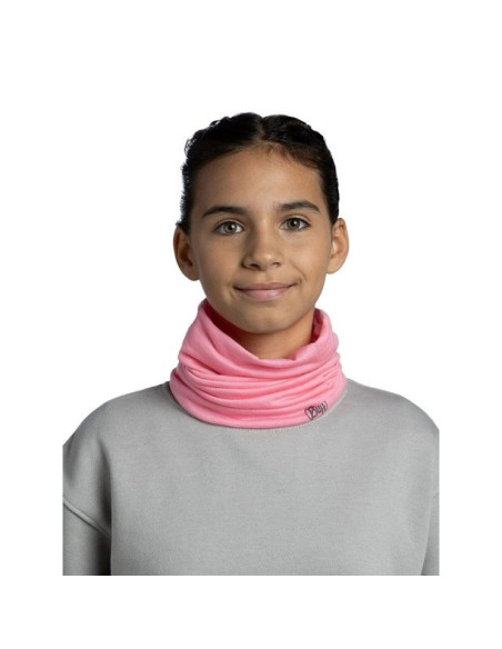 Bandana dziecięca buff merino lightweight solid rose pink
