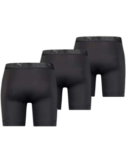 Puma bokserki majtki męskie long 3-pack czarne wygodne 2