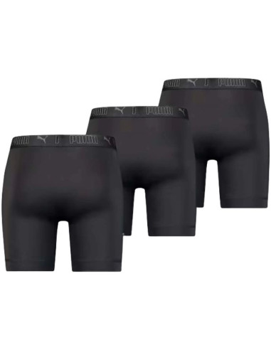 Puma bokserki majtki męskie long 3-pack czarne wygodne