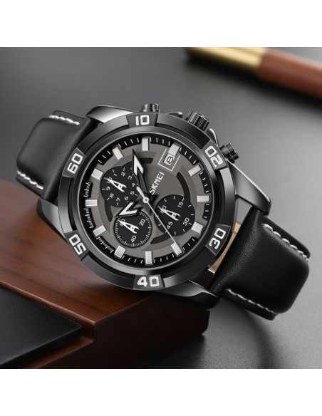 Zegarek męski skmei 9156bkbk + box