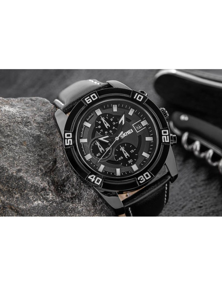 Zegarek męski skmei 9156bkbk + box