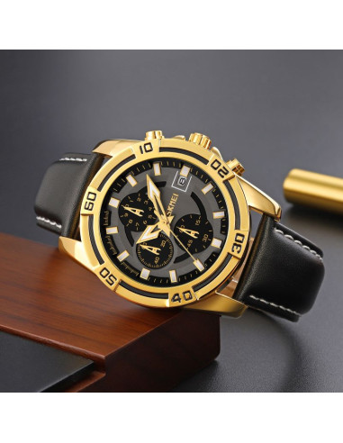 Zegarek męski skmei 9156gdbk + box