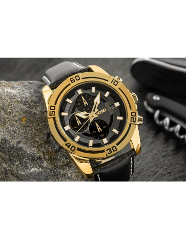 Zegarek męski skmei 9156gdbk + box