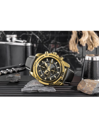 Zegarek męski skmei 9156gdbk + box