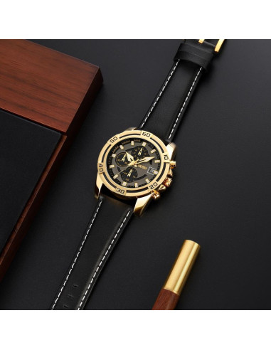 Zegarek męski skmei 9156gdbk + box