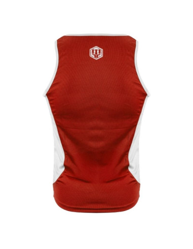 Koszulka bokserska masters kbox-mfe czerwona xs