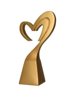 Figurka odlewana - serce 2