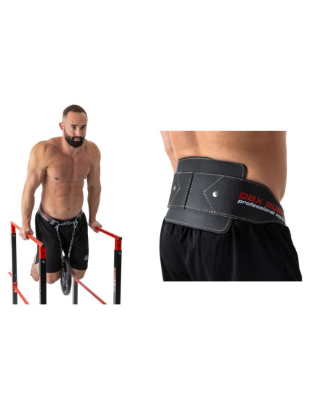 Pas obciążeniowy dip belt ze skóry naturalnej dbx-wb1