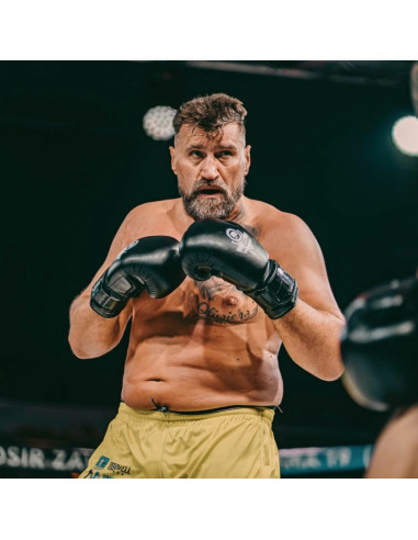 Rękawice bokserskie 14 oz - classic black - seria origin