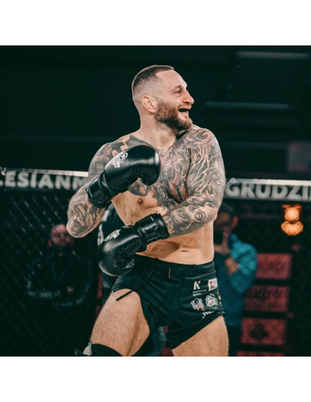 Rękawice bokserskie 14 oz - classic black - seria origin