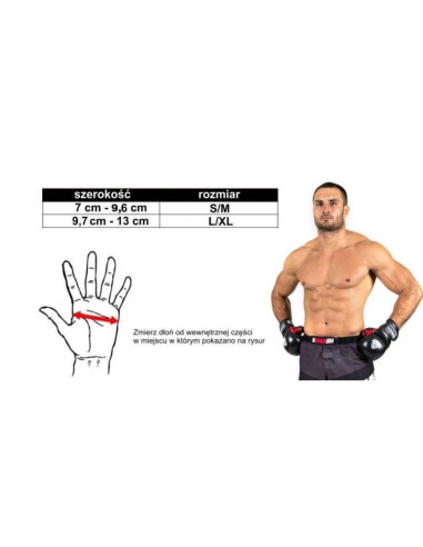 Rękawice mmasparingowe s/m - edge - valor series