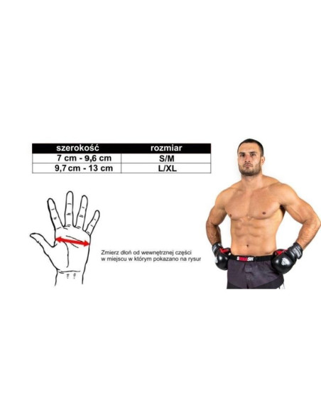 Rękawice mmasparingowe s/m - edge - valor series