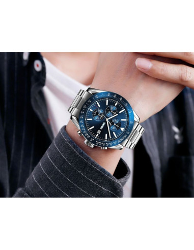 Zegarek męski skmei 9253sibu + box