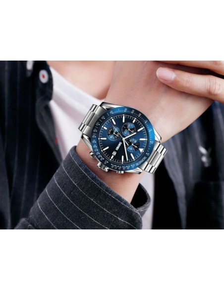 Zegarek męski skmei 9253sibu + box