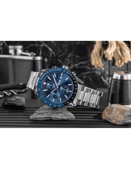 Zegarek męski skmei 9253sibu + box