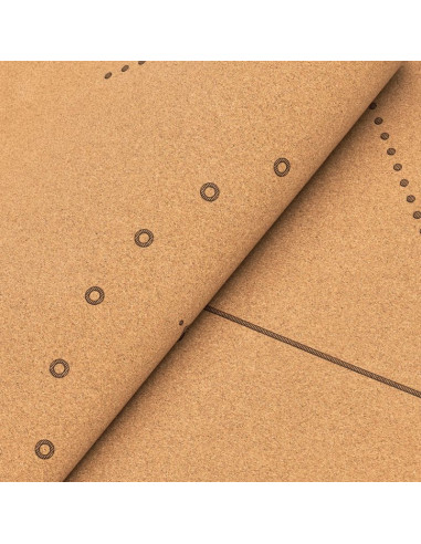 Mata fitness korkowa do ćwiczeń i jogi spokey savasana