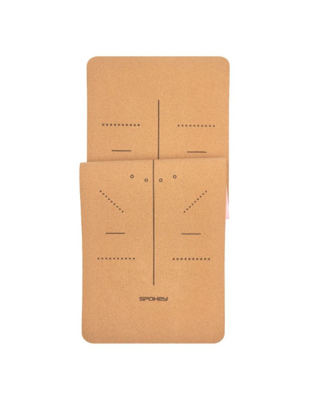 Mata fitness korkowa do ćwiczeń i jogi spokey savasana