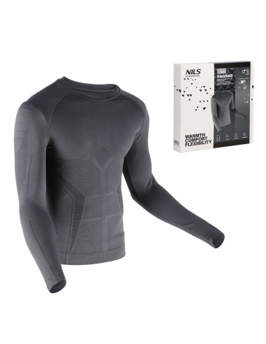 Btk0060 koszulka termoaktywna szara męska 2xl/3xl ragnar nils