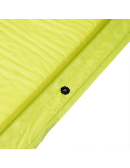 Mata samopompująca z poduszką nils camp nc4349 zielono-szara